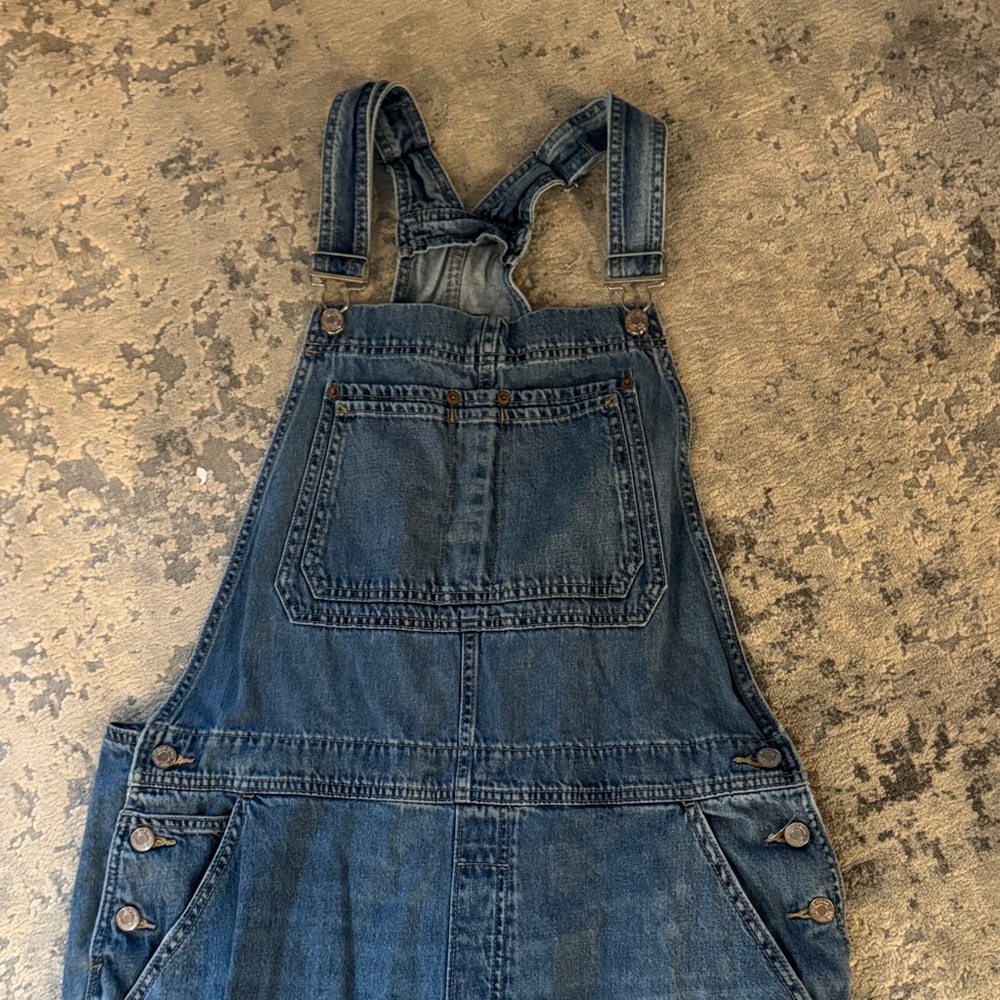 GAP Women's Blue Denim Overalls XL